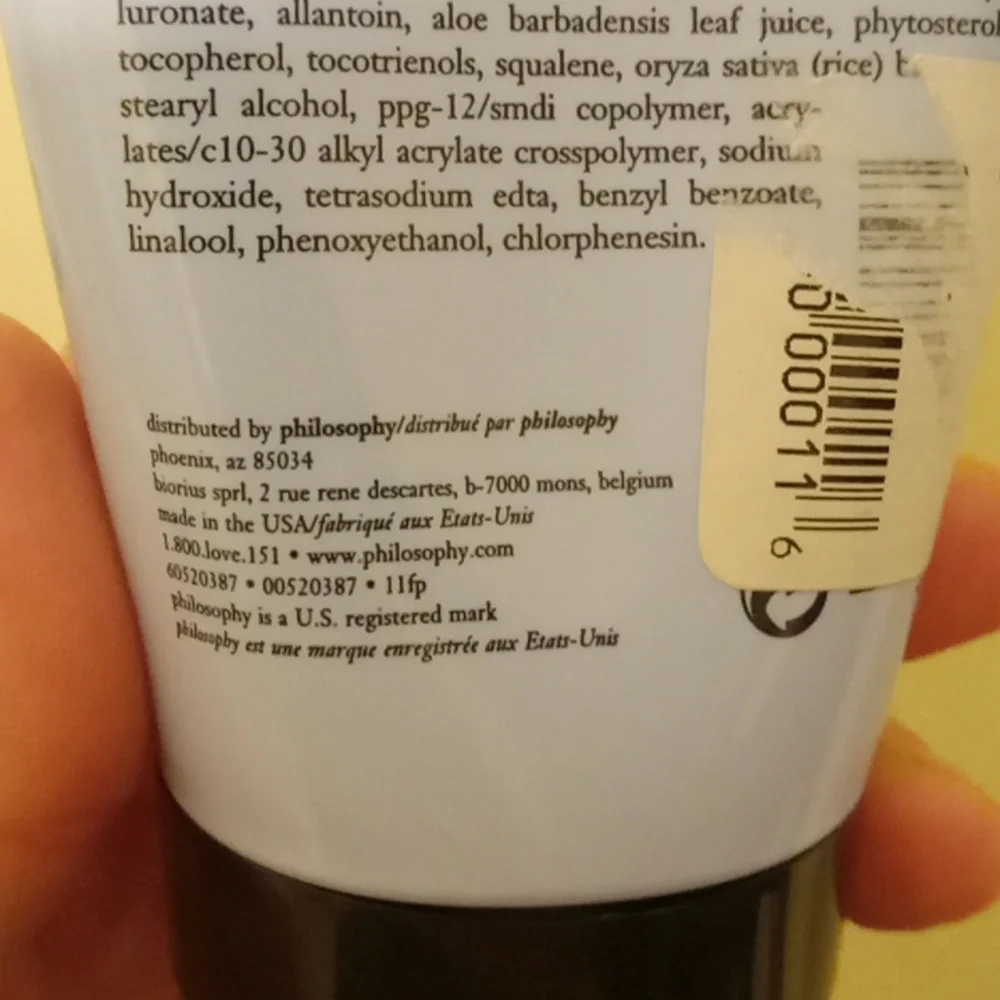 New Sealed PHILOSOPHY Falling In Love Hand Cream 120ml